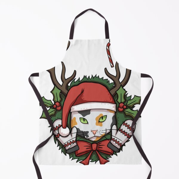 Item preview, Tricolor Christmas Cat  designed and sold by RosaTPorter.