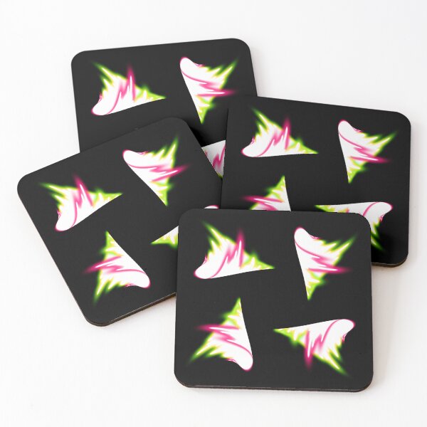 Item preview, Green and red cones pattern designed and sold by Meo Design.