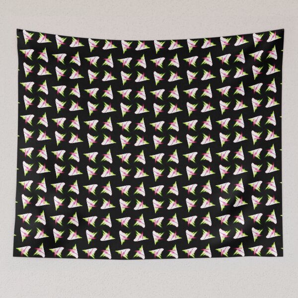 Item preview, Green and red cones pattern designed and sold by Meo Design.