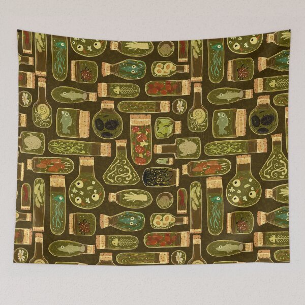 Item preview, Witch Inventory Pattern - Dark Cryptid Collection designed and sold by rnmarts.