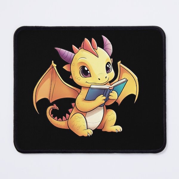 Item preview, Bookdragon, cute dragon reading designed and sold by ChaosEdits.