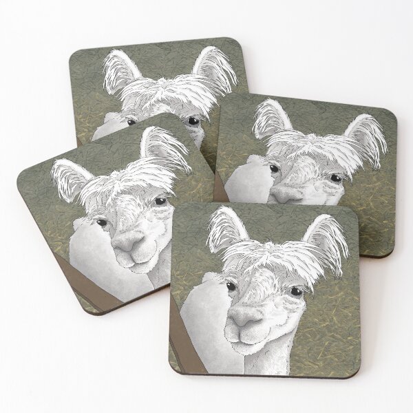 Item preview, Alpaca Portrait mop top designed and sold by Kathy Kuczek.