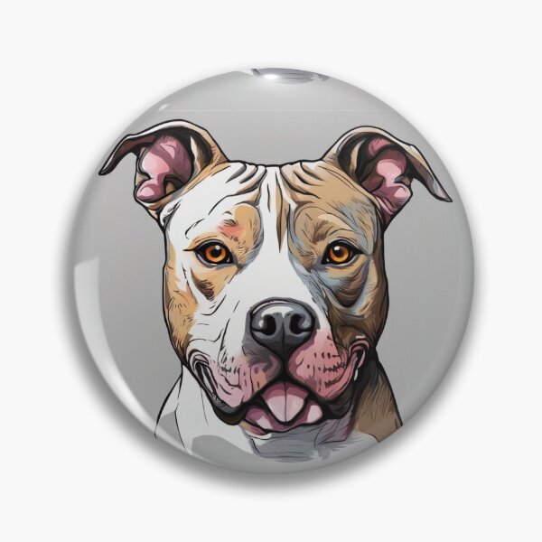Item preview, American Pitbull Terrier smiling designed and sold by Spanishsoul.
