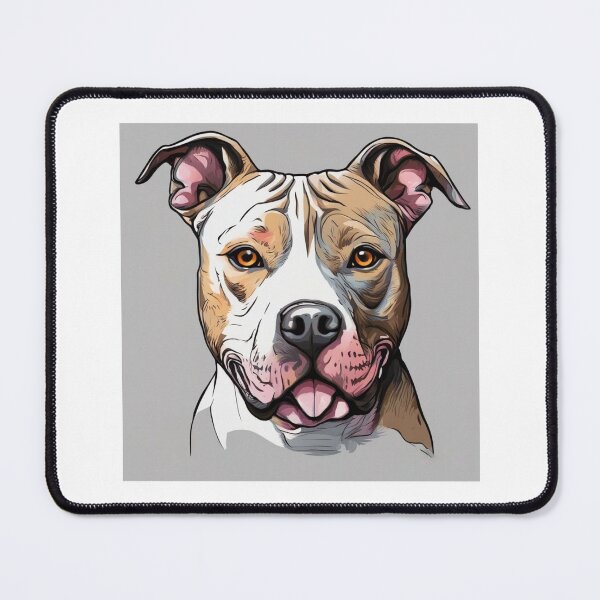 Item preview, American Pitbull Terrier smiling designed and sold by Spanishsoul.