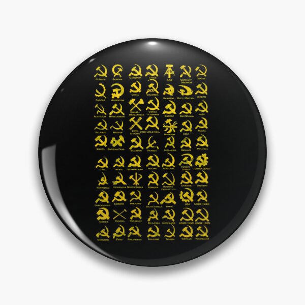 Item preview, 70 Emblemas De La Hoz Y El Martillo De Los Paises Con Regi	 Comunista Socialismo	 designed and sold by gjbwegcsg43.
