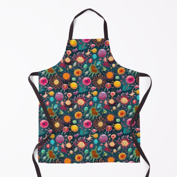 Item preview, Neon Bacteria Pattern designed and sold by Digi-Artsy.