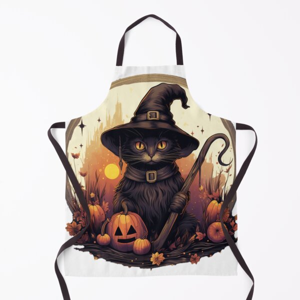 Item preview, Halloween Cat wearing a witch hat  designed and sold by PatriciaEMorant.
