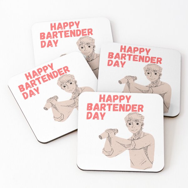 Item preview, Happy Bartender Day designed and sold by Simo0455.