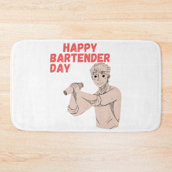 Item preview, Happy Bartender Day designed and sold by Simo0455.