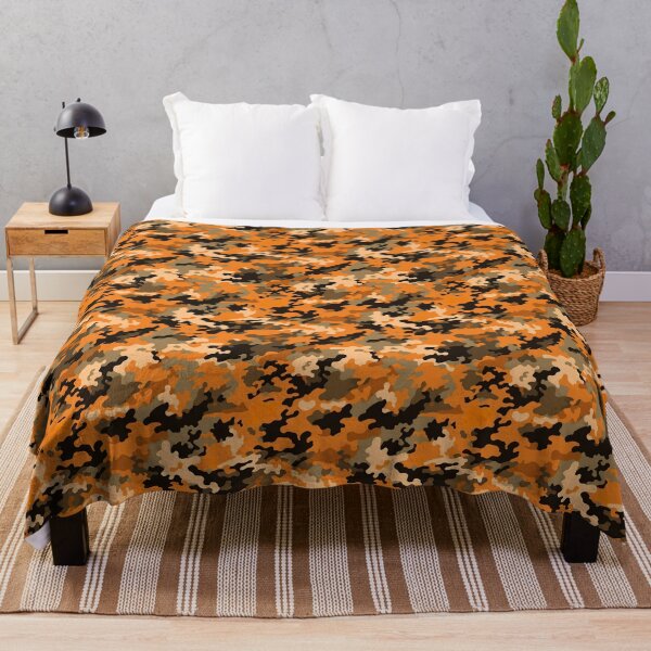 Item preview, Orange and Brown Desert Camo designed and sold by Digi-Artsy.