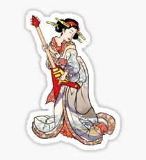 Geisha Rock Sticker