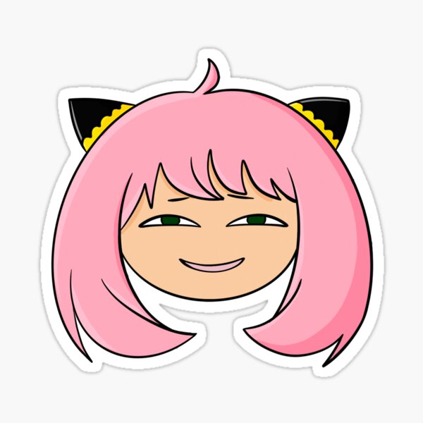 Anya Forger meme Sticker by Otaku World, Anya's face is always good on  stickers : r/AnimeMerchandise