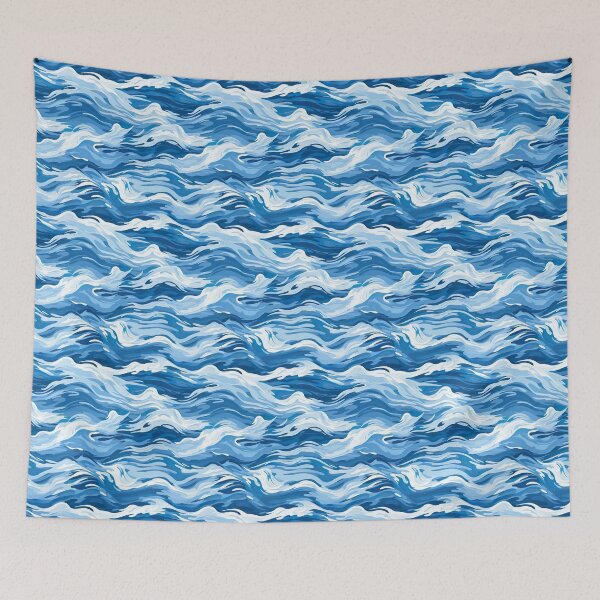 Artikelvorschau, Water Waves Pattern entworfen und verkauft von Digi-Artsy.