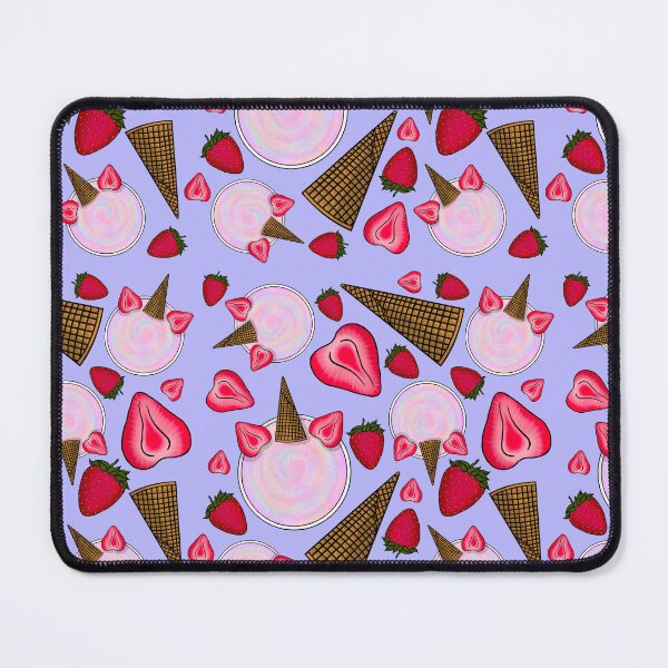 Item preview, Unicorn Smoothie Bowl Pattern (Lavender) designed and sold by honeybeepaper.