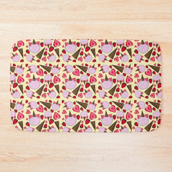 Item preview, Unicorn Smoothie Bowl Pattern (Yellow) designed and sold by honeybeepaper.