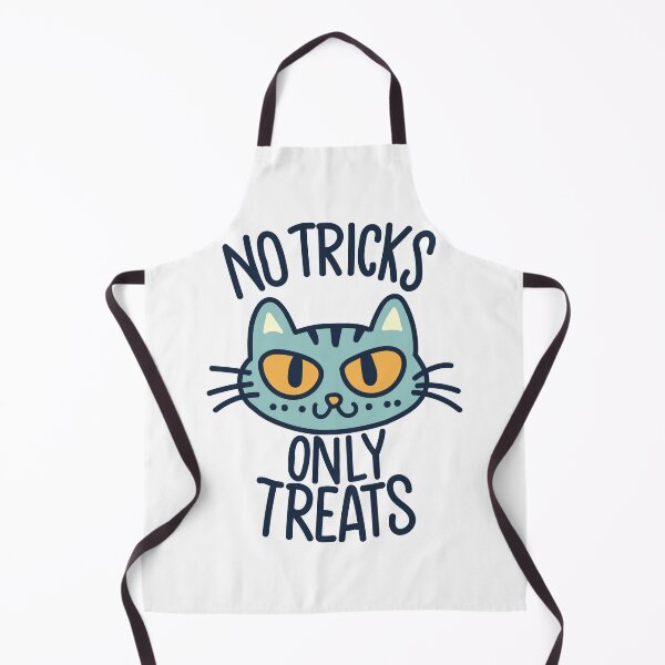 Item preview, No tricks Only treats Halloween Cat Humor designed and sold by lolotees.