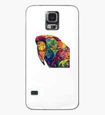 Colorful Art Talking Parrot Ara T- shirt Case/Skin for Samsung Galaxy
