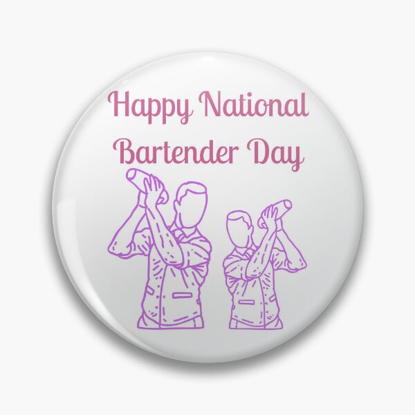 Item preview,  Happy Bartender Day designed and sold by Simo0455.