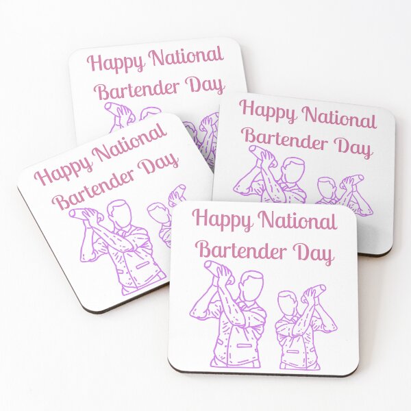 Item preview,  Happy Bartender Day designed and sold by Simo0455.