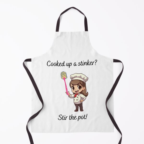 Item preview, Cooked Up a Stinker? Stir the Pot! - Chef-Inspired Bathroom designed and sold by ElLocoMus.