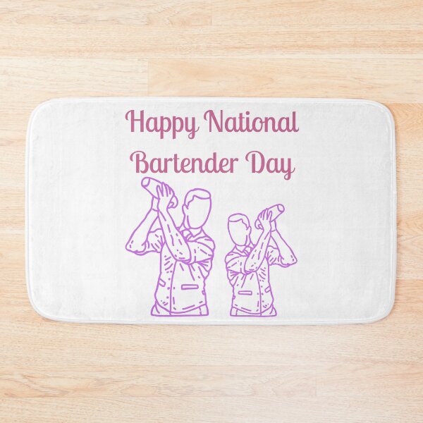 Item preview,  Happy Bartender Day designed and sold by Simo0455.