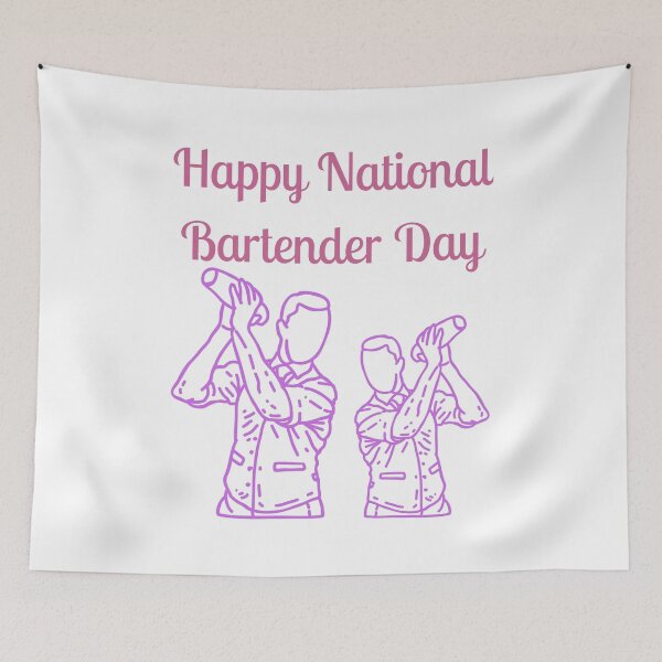 Item preview,  Happy Bartender Day designed and sold by Simo0455.