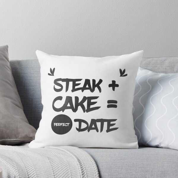 Item preview, Steak + Cake = perfect date designed and sold by nan-dlman.