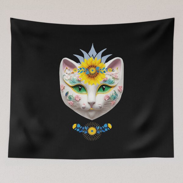 Item preview, Mystical masquerade cat in jewelry designed and sold by GorinART.