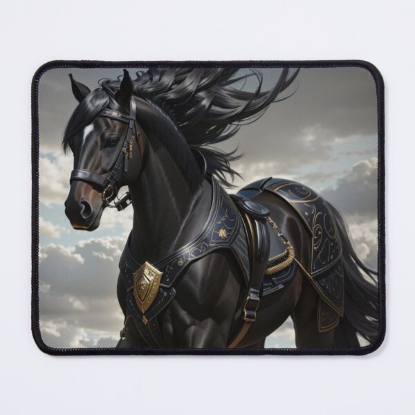 Item preview, Majestic Black Friesian Horse designed and sold by Allomensiaa.