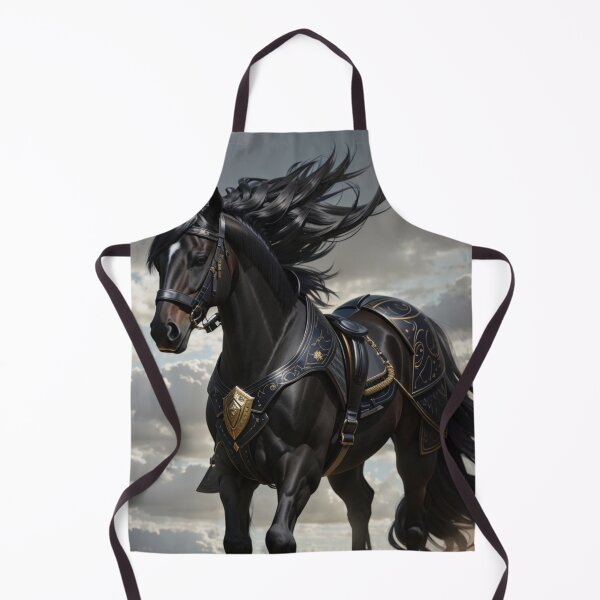 Item preview, Majestic Black Friesian Horse designed and sold by Allomensiaa.
