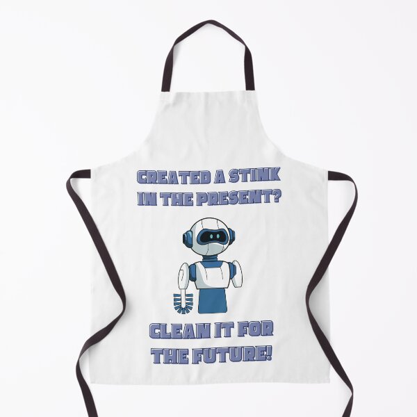 Item preview, Created a Stink in the Present? Clean it for the Future! - Time Travel designed and sold by ElLocoMus.