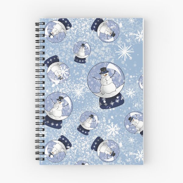 Item preview, Snow Globe Pattern (Light Blue) designed and sold by honeybeepaper.
