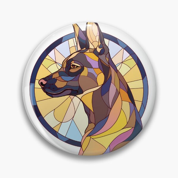Item preview, Colorful Stained Glass German Shepherd designed and sold by octoboobs.