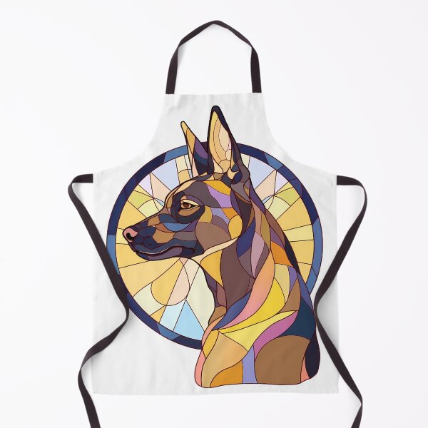 Item preview, Colorful Stained Glass German Shepherd designed and sold by octoboobs.