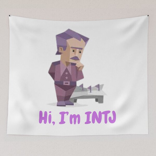 Item preview, Hi, I'm INTJ designed and sold by audhdmuslimah.