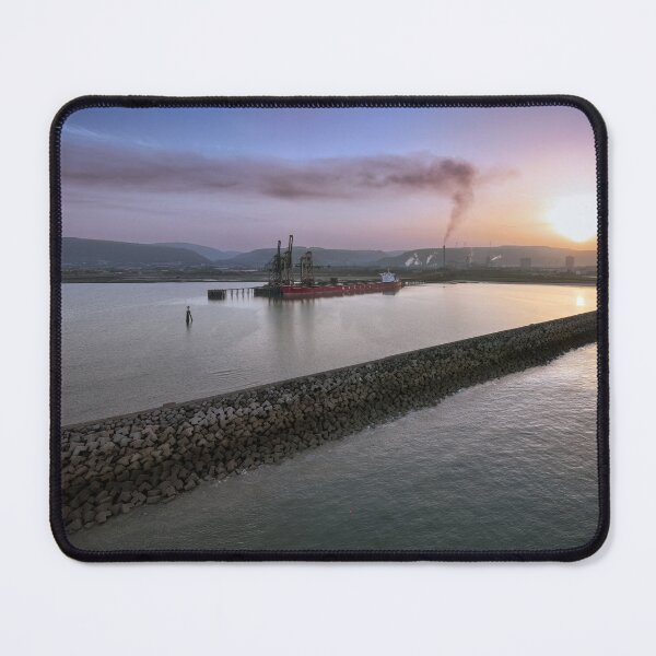 Item preview, Ship loading at Port Talbot designed and sold by Leighton Collins.