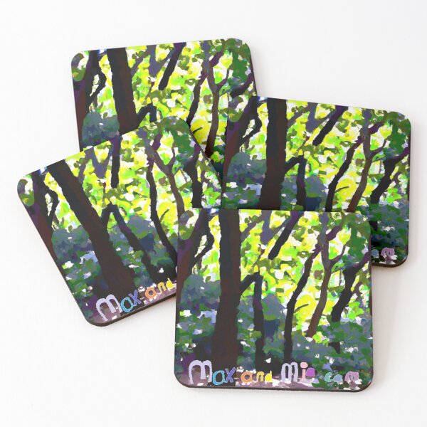 Item preview, Forest with light filtering through to the ground designed and sold by MaxandMiaTwins.