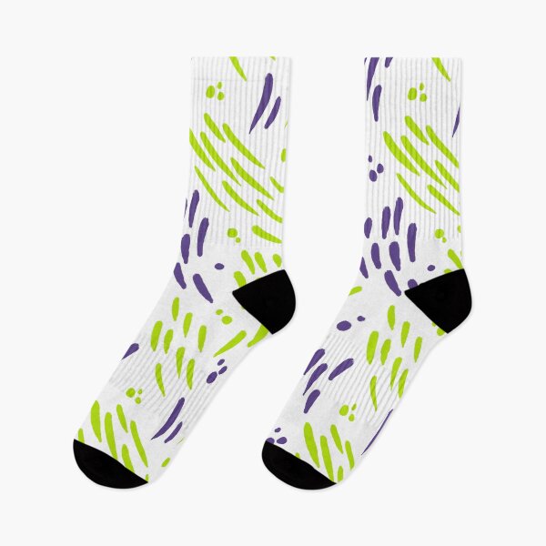 Item preview, Flow in Lime Green and Purple designed and sold by LAEC-Shop.