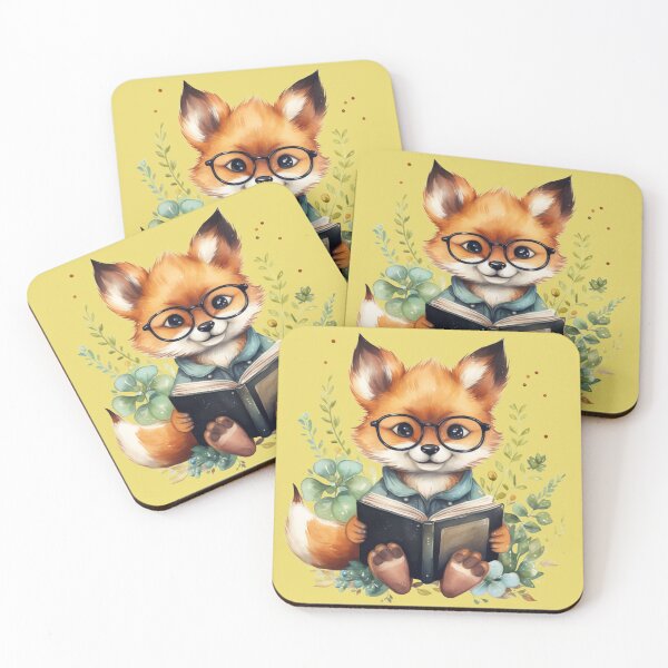 Item preview, Book-lover Fox designed and sold by Theerapong Masanong.