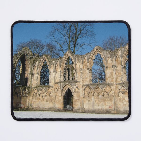Item preview, St Mary's Abbey, York basking sunshine after snow designed and sold by bailey-cooper.