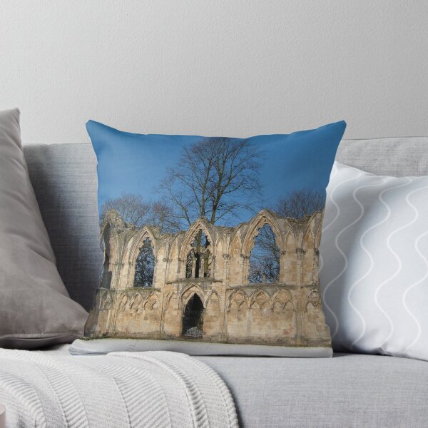 Item preview, St Mary's Abbey, York basking sunshine after snow designed and sold by bailey-cooper.