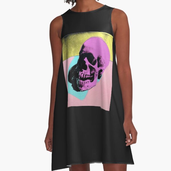 Item preview, Warhol Skull (Pink Yellow Aqua) designed and sold by TahiryCarrico.