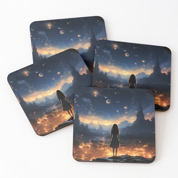 Item preview, Harmony of Celestial Whispers: An Ode to the Conversations Between Starlight and Sea designed and sold by oanaunciuleanu.