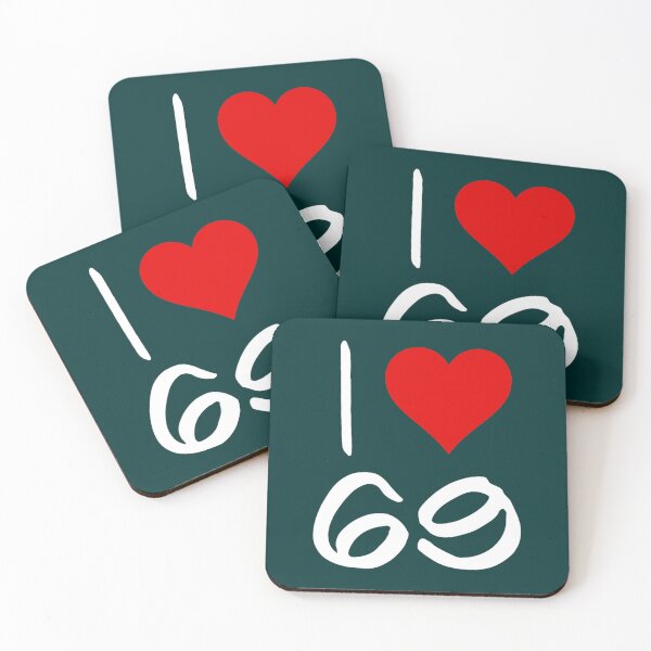Item preview, I LOVE 69 ! Great Gift Idea For Girls and Boys designed and sold by LyricErnser.