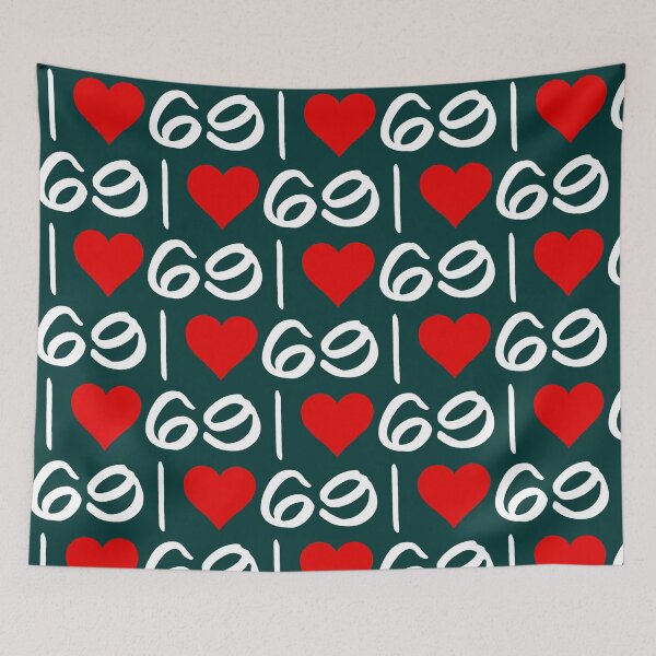 Item preview, I LOVE 69 ! Great Gift Idea For Girls and Boys designed and sold by LyricErnser.