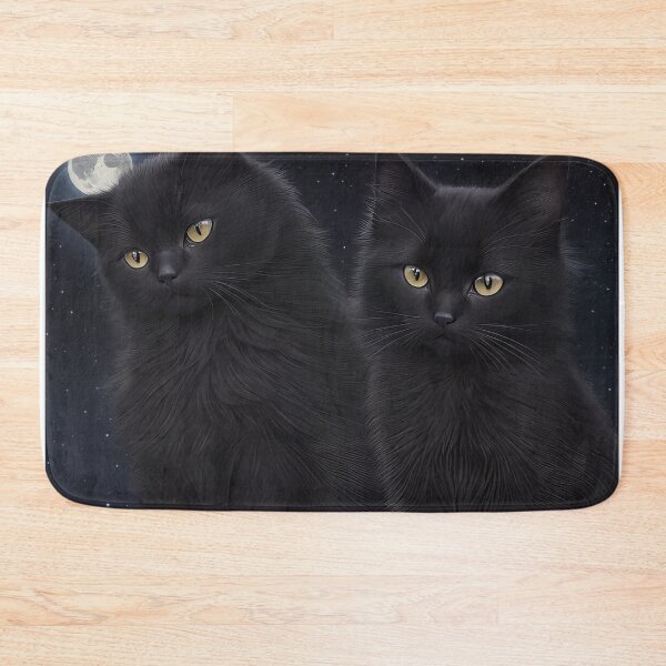 Item preview, two black cats designed and sold by karlosss.