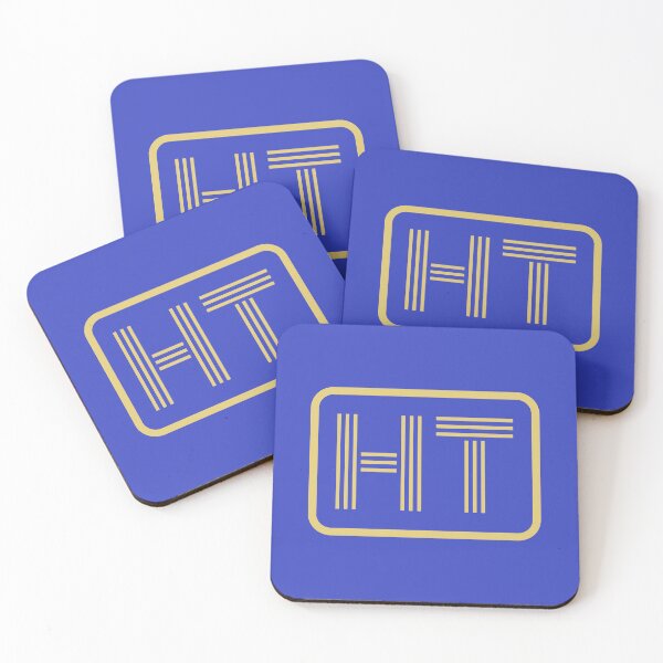 Item preview, HT Initials Gold Geometric Letters designed and sold by Jeallan Designs.
