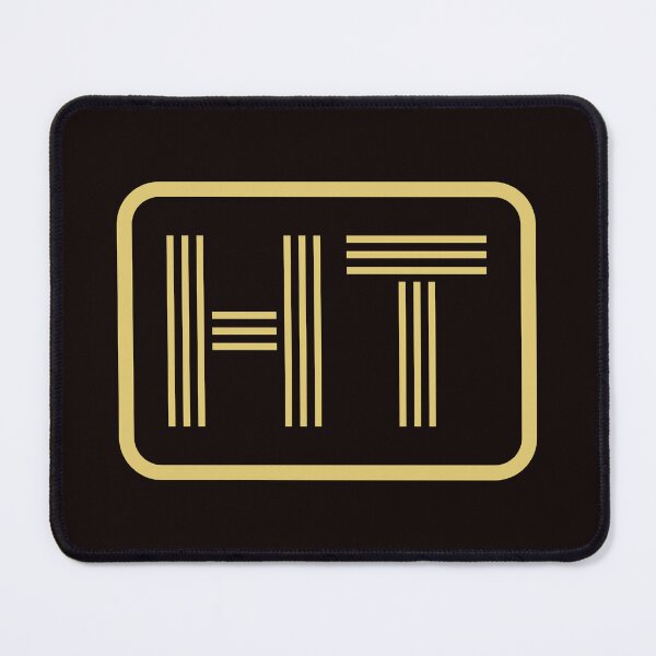 Item preview, HT Initials Gold Geometric Letters designed and sold by Jeallan Designs.