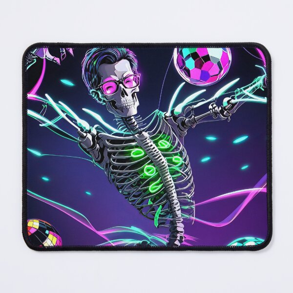 Item preview, skeleton with glasses dancing designed and sold by karlosss.