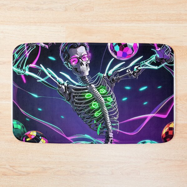 Item preview, skeleton with glasses dancing designed and sold by karlosss.